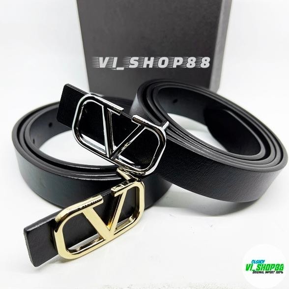 Sale Belt Valentino Kulit Asli 2.5Cm Ikat Pinggang Wanita Import