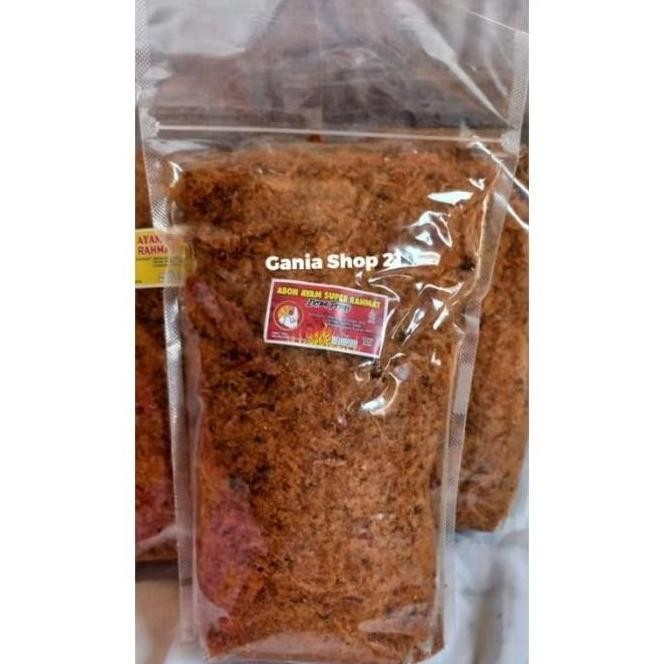 

Promo Abon Sapi Super Original & Pedas Ukuran 1/2Kg