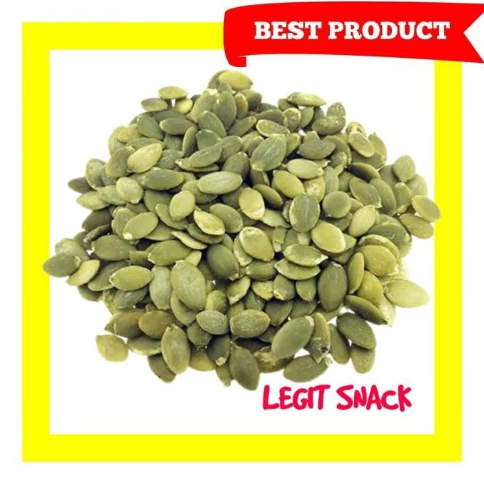 

Grosir Pumkin Seed 500 Gr / Kuaci Kupas Biji Labu Seeds Mentah / Kwaci Hijau