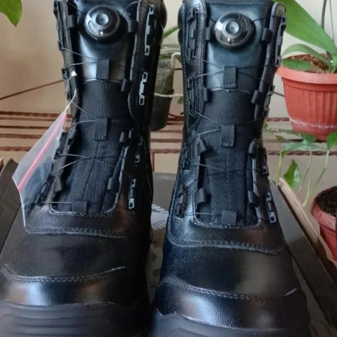 Sepatu PDL TNI AL Bocoroco original jatah sepatu dinas lapangan  - Hitam, 42