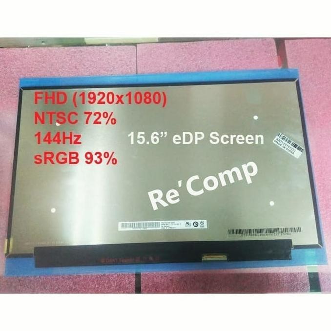 Layar Led Lcd Msi Cyborg 15 A12V A12Ve A12Vf A12Ucx A12Udx 15.6 144Hz New Stok