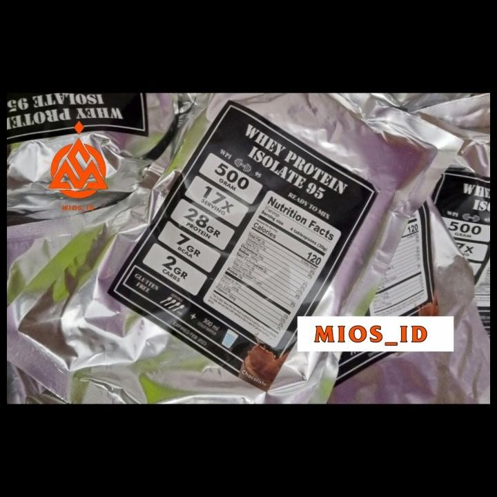Terlaris Wpi95 Susu Protein 500Gr Whey Protein Isolate 95 Diet Ocd Debm Keto Good Quality