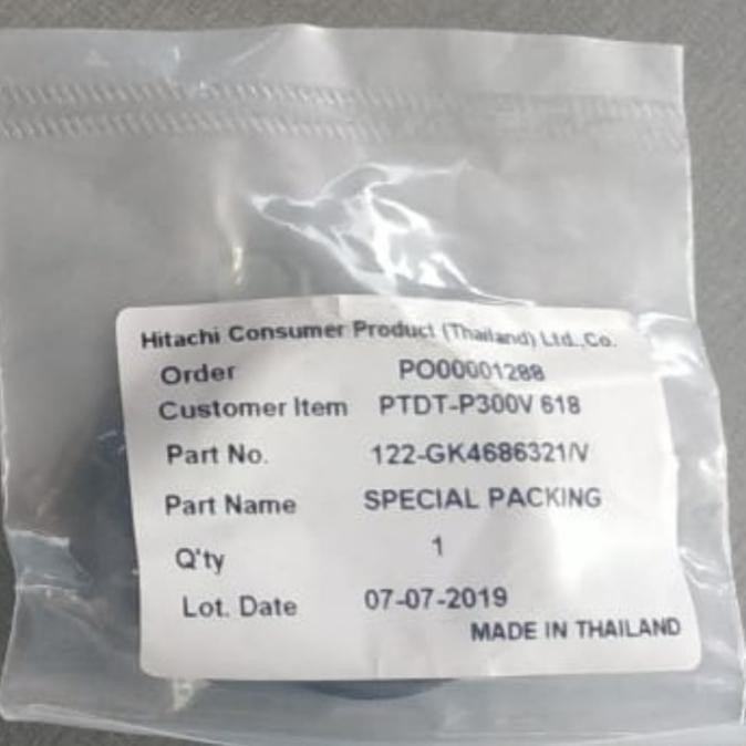 Paket Seal Tabung Hitachi WTP-100 / WTP-150