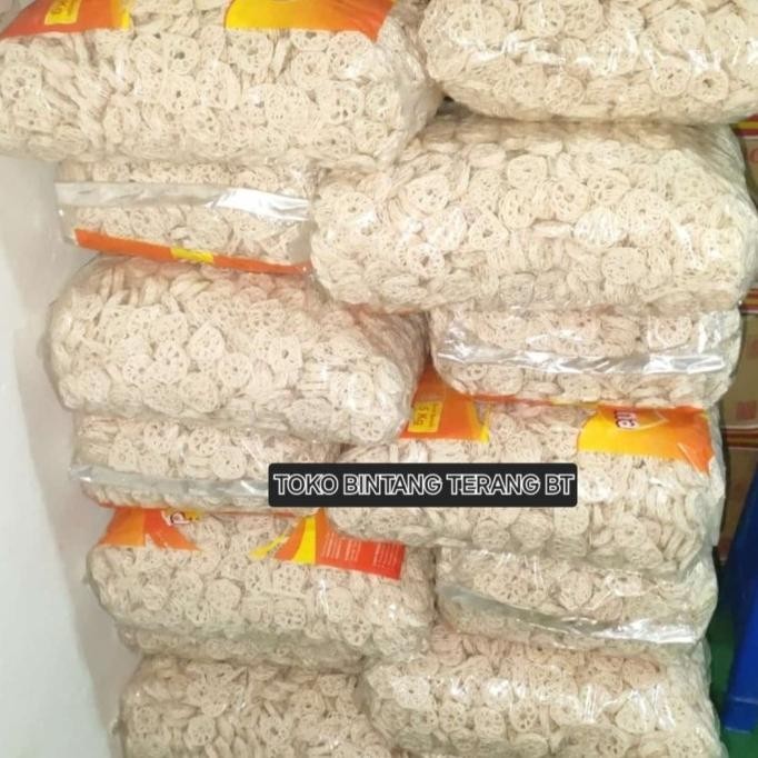 

Murah Kerupuk Mawar Putih Cap Ikan Sejoli Per 1 Bal/Ball 5 Kg/Kilo Mentah