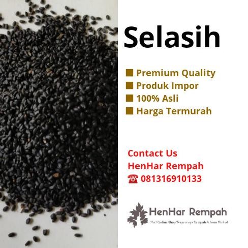 

Grosir Termurah!!! 1 Kg Biji Selasih / Basil Seed Kualitas Bagus Impor