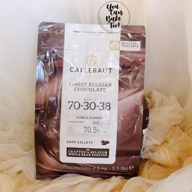 

Callebaut 70-30-38 Dark Chocolate Couveture Extra Bitter 70,5% 2,5kg liquid