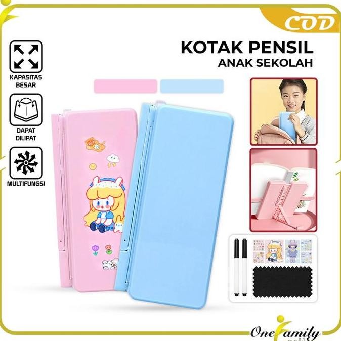 

OFM A73 Tempat Pensil 2in1 Multifungsi dengan Tatakan Buku dan Papan Tulis Praktis liquid