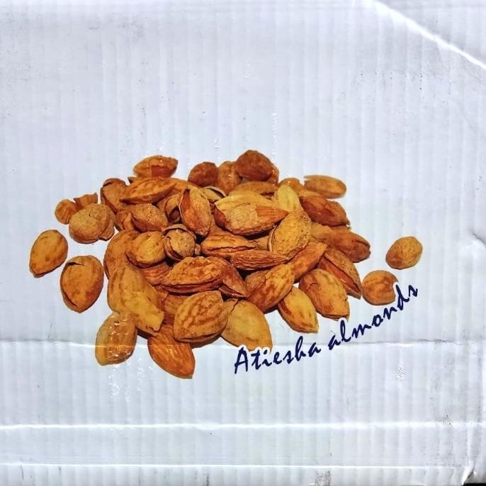 

Grosir Kacang Almond Susu Best Quality 500 Gram