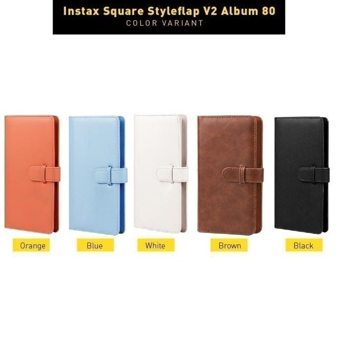 

Album StyleFlap Color SQUARE 80 Foto Fujifilm Instax SQ 1/10/20/6/SP-3 SS8