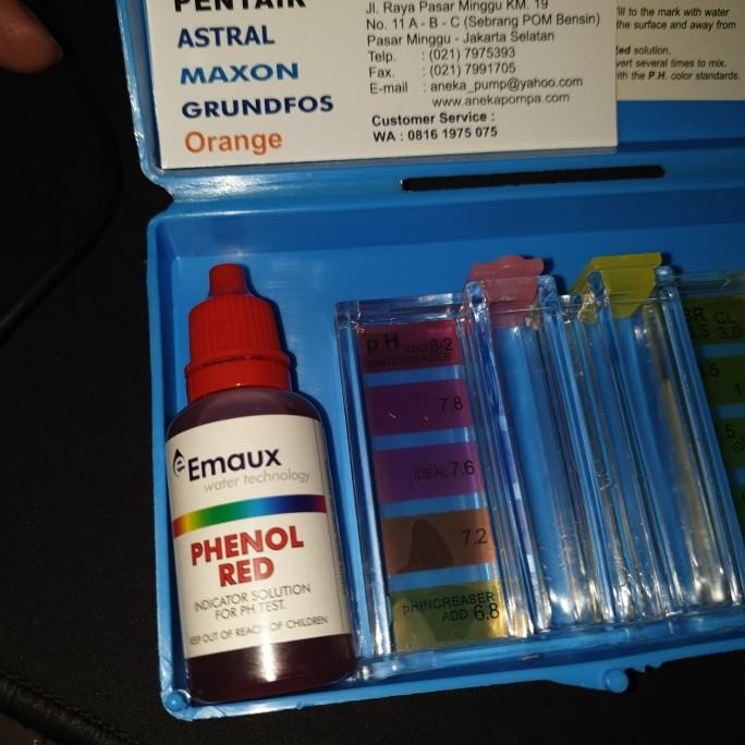 Test Kit Emaux 2In1 Pool Test Kit Original Dan Terlaris