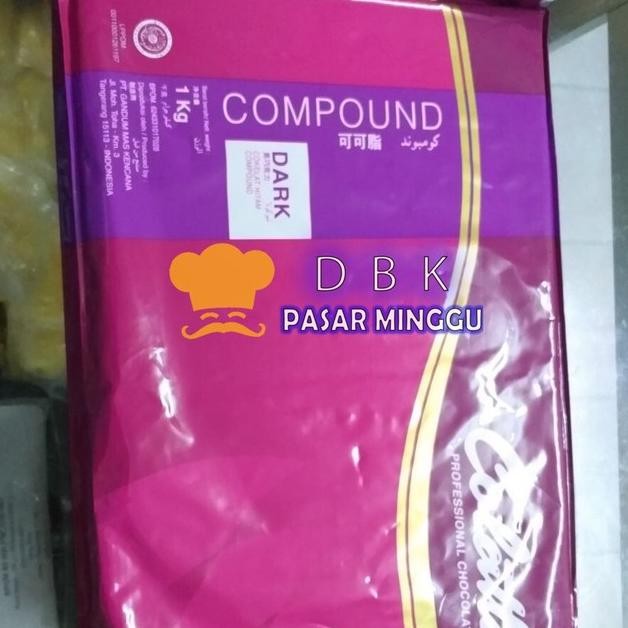 

coklat collata 1kg dark white milk DCC Cooking Chocolate liquid