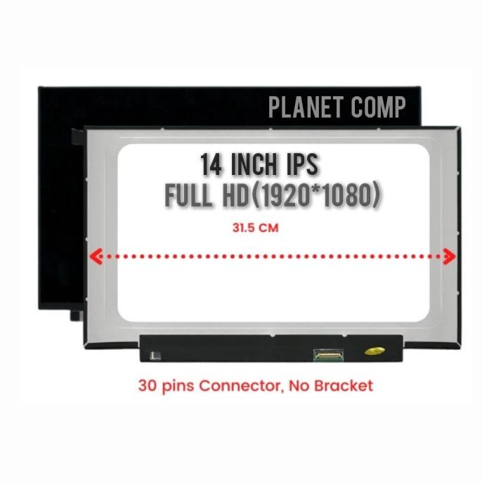 Layar Led Lcd Laptop Dell Vostro 14 3000 14 3400 Full Hd Ips New Stok