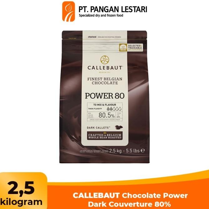 

CALLEBAUT Chocolate Power Dark Couverture 80% 2,5 kg liquid