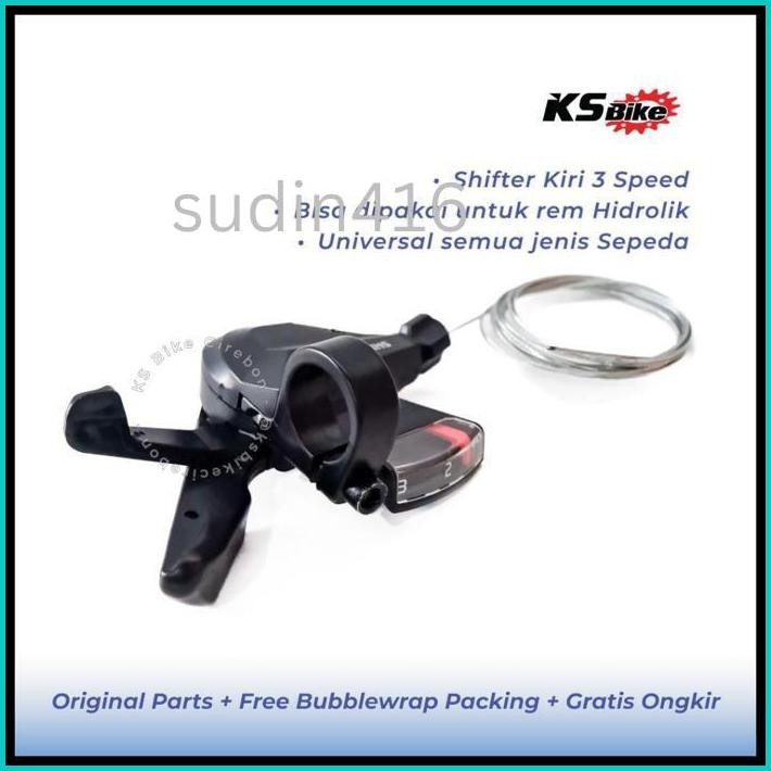 SHIFTER SEPEDA M310 3 SPEED OPERAN GIGI KIRI 3S SEPEDA GUNUNG MTB FEDERAL KS BIKE CIREBON