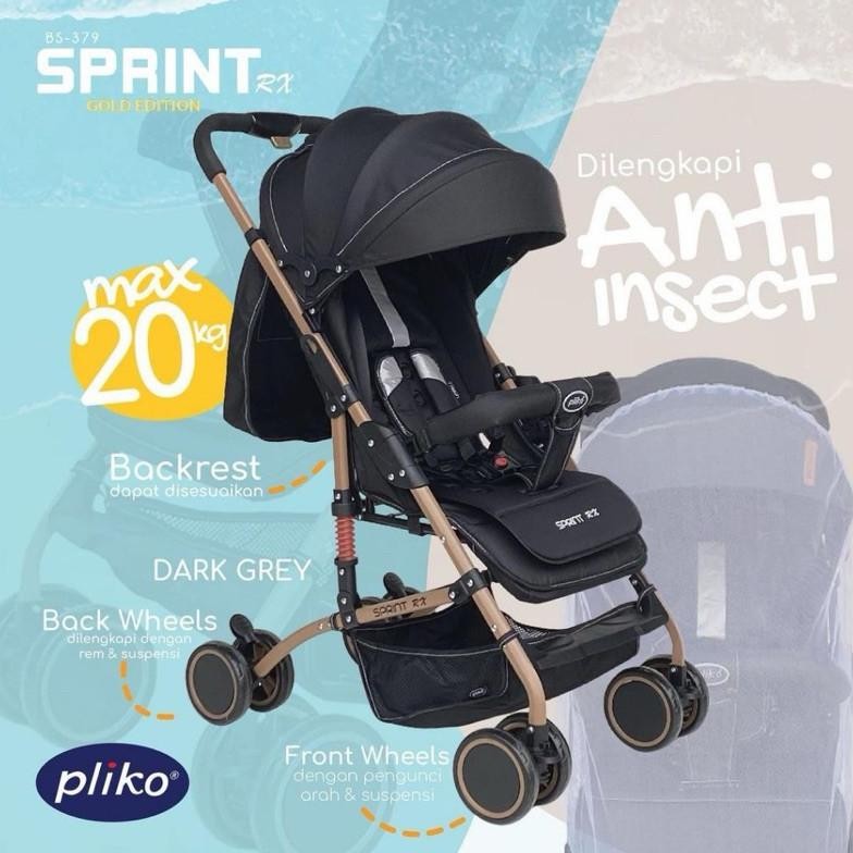 Baby Bluesy Termurah  Stroller bayi anak Pliko RX 379 Stroler kereta dorong anak troli stoler