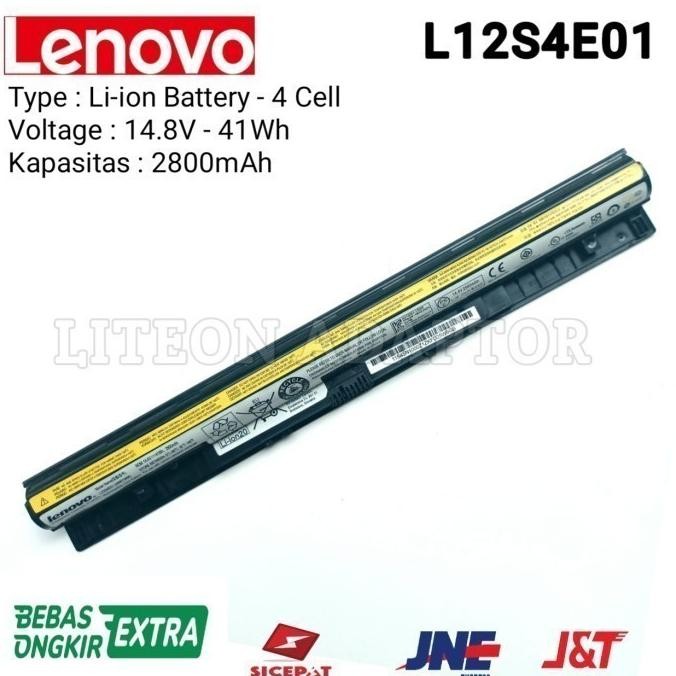 Baterai Original Laptop Lennovo G40 G40-70 G40-30 Z40 Z40-75 L12S4A01 New Stok