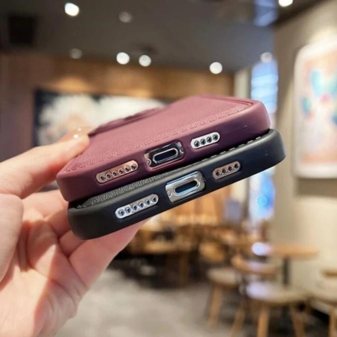IQR-914 UFO-2025 CASE IPHONE 11 - LEATHER SQUARE EDGE IPHONE 11 PRO IPHONE 11 PRO MAX Premium Murah