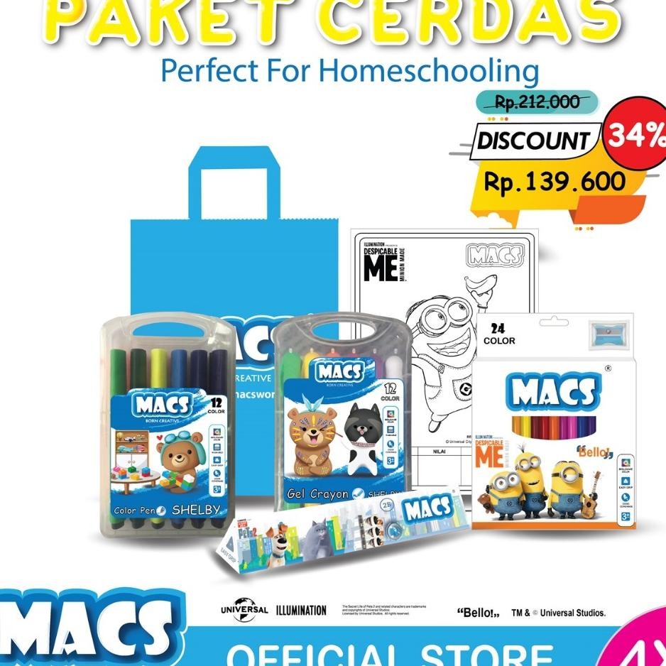 

Mac Paet Ce Mewarnai Il Warna Gel Crayon Color Et