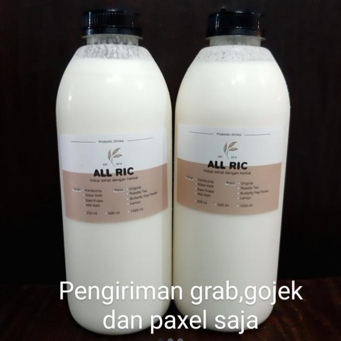 

Kefir Susu Sapi Organic/Raw/Unpasteurisasi/Sugarfee 1000Ml Terlaris