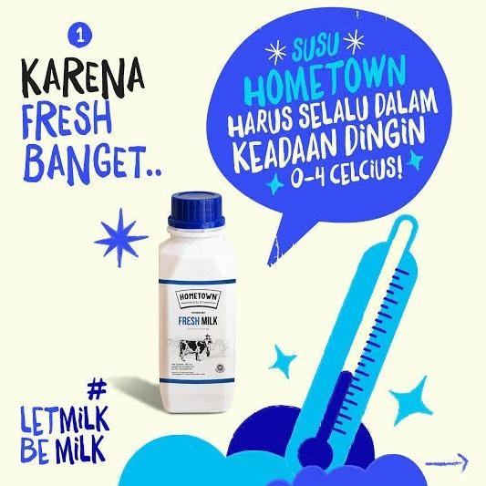 

Susu Segar Hometown 2L / Home Town Fresh Milk Terbaru