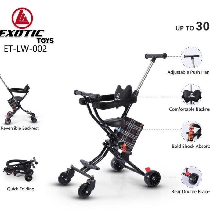 Baby Bluesy MAGIC STROLLER LIPAT ANAK / BAYI EXOTIC LW-131 BY PACIFIC Magic stroller exotic lw 126 k