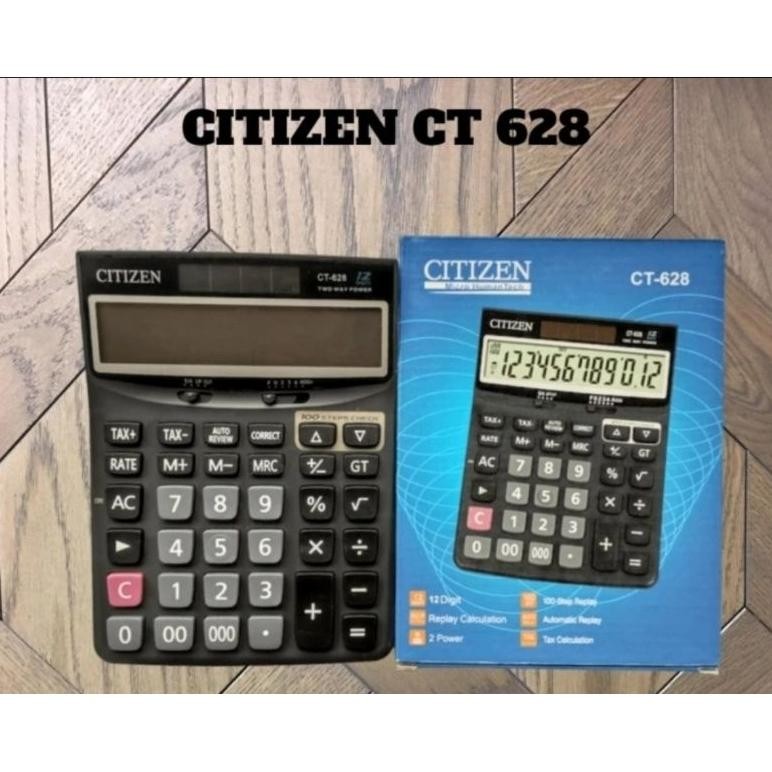 

ad-77 fth-56 KALKULATOR MEJA CITIZEN CT 628 - Check & Correct Calculator 12 Digit Hemat Terlaris