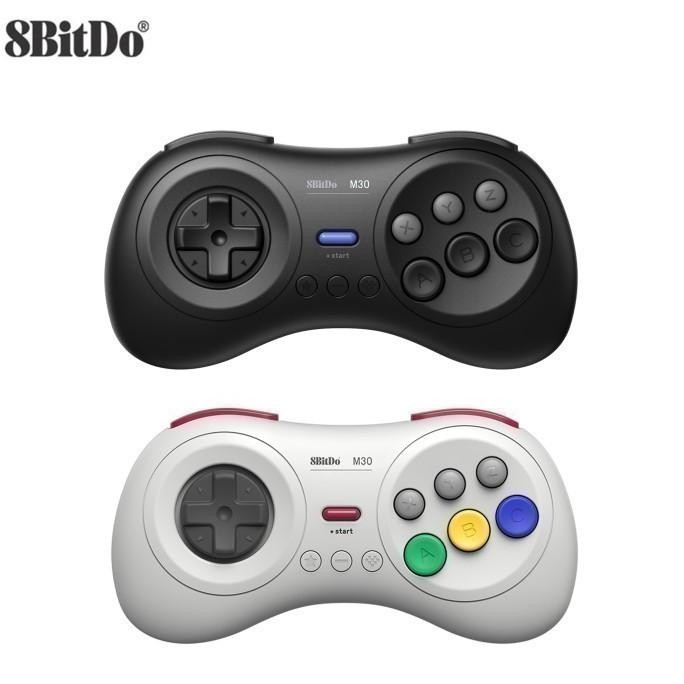 promo 8bitdo m30 bluetooth gamepad controller 6 button md style