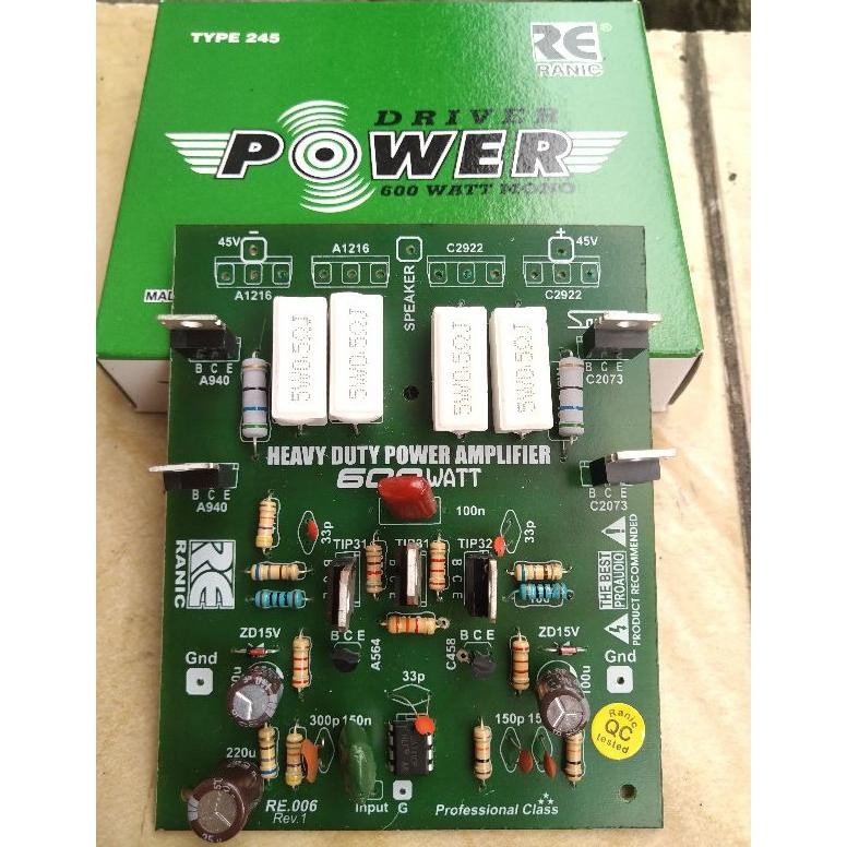 JH8 kit power amplifier 600w 600 watt driver