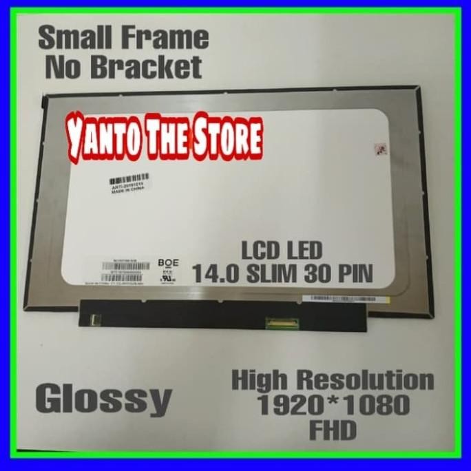 Led Lcd Laptop Lenovo V14 G2 B140Htn02.1 14.0 Small 30 Pin Ips Fhd New Stok
