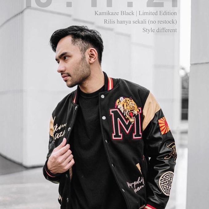 Varsity Jacket Jaket Baseball Paket Murah Fleece Pe Gramasi 240 Sablon Kancing Dewasa Panjang Keren 