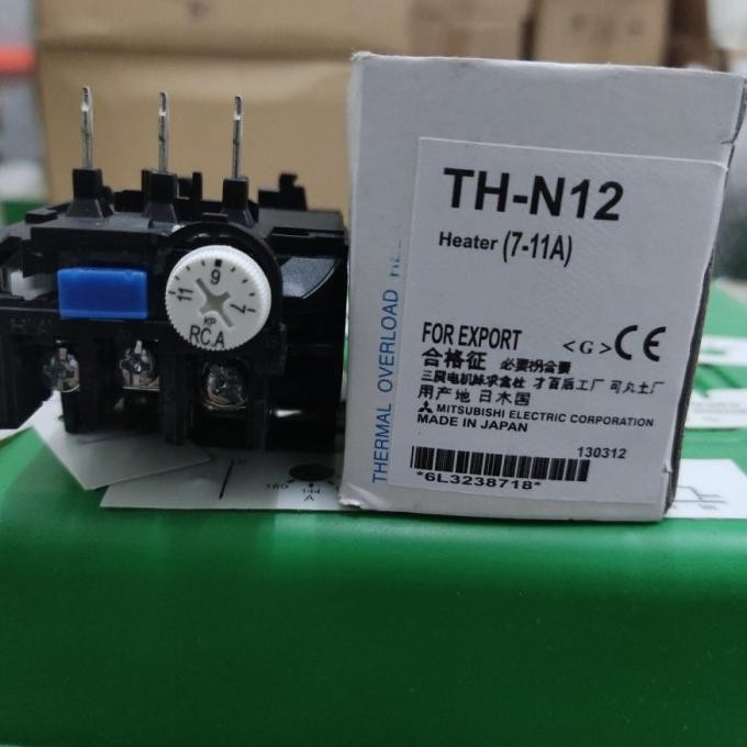 Thermal Overload Relay Tor Mitsubishi Th-N12 7A-11A Thn12 Mitsubisi Mi New Stok
