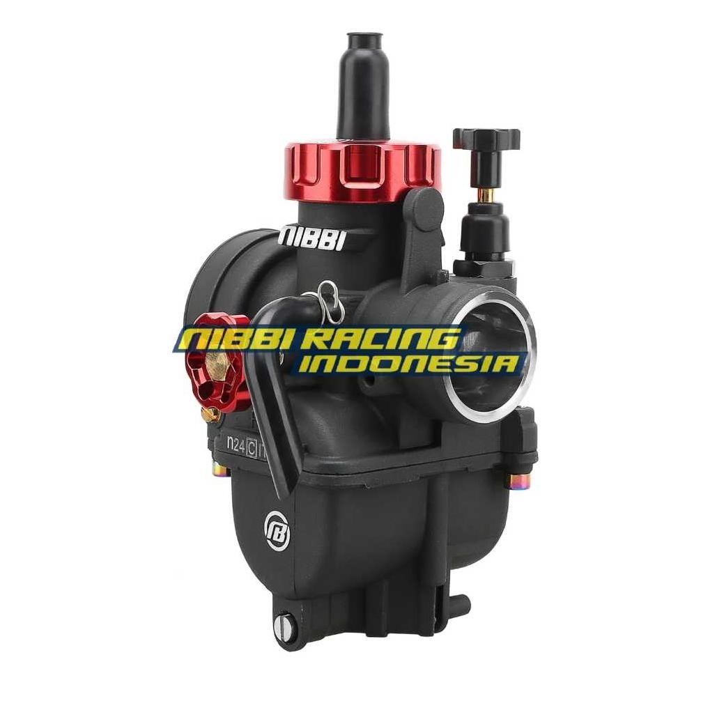 KARBURATOR PE 24 BLACK NIBBI RACING Untuk 2 Tak dan 4 Tak