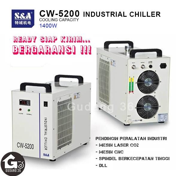 Water Chiller Cw5200 Merk S&A / Industrial Chiller New Stok