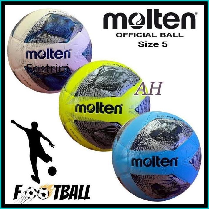 BOLA KAKI / SEPAK BOLA SIZE 5 MOLTEN F1500 PRESS PVC