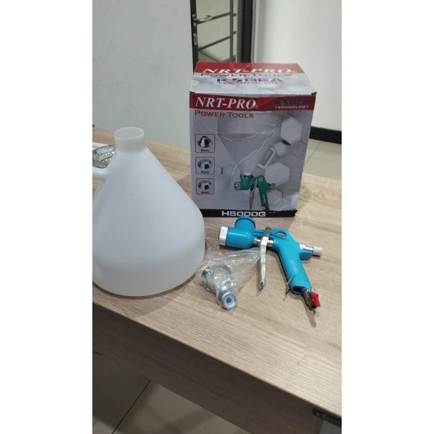 NRT-Pro H5000G spray gun Texture Alat Cat Semprot Tekstur - Hopper Gun cat Vircan Resin Box Speaker 