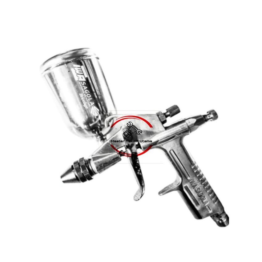 COD KUALITAS OK IWA Spray Gun K2 / K-3B Tabung Atas 200ml Alat Semprot Cat Non Sagola