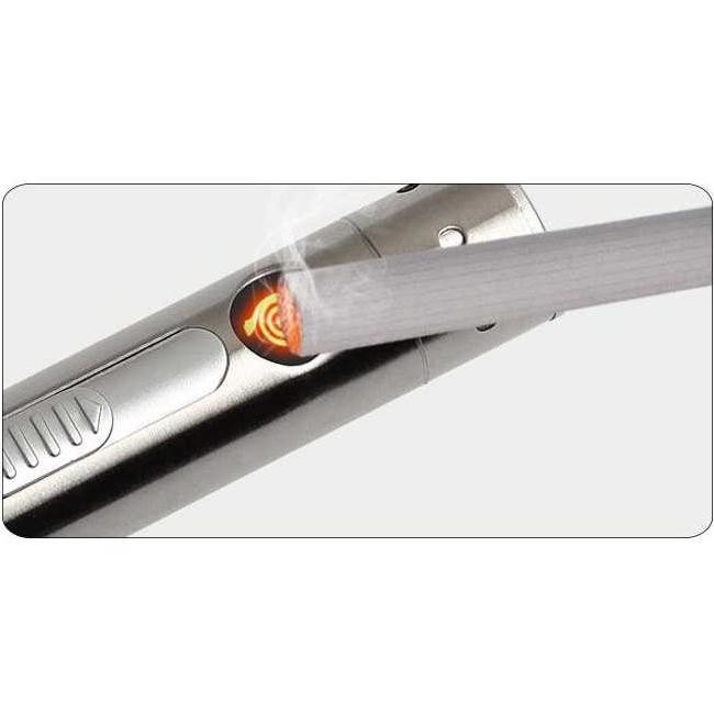 XIONGWEI Korek Api Elektrik USB + Senter LED