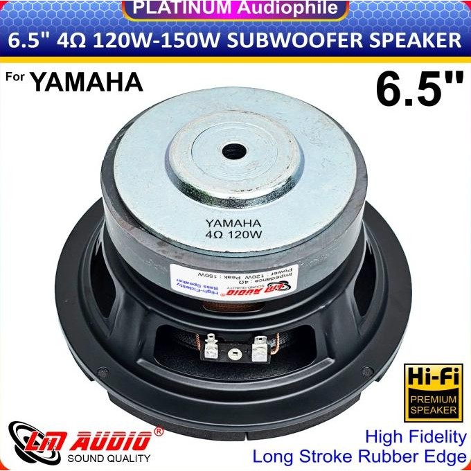 Speaker 6.5 inch Subwoofer 150W 4 ohm For DIY YAMAHA 6.5" Hifi Woofer Speker LM-6528