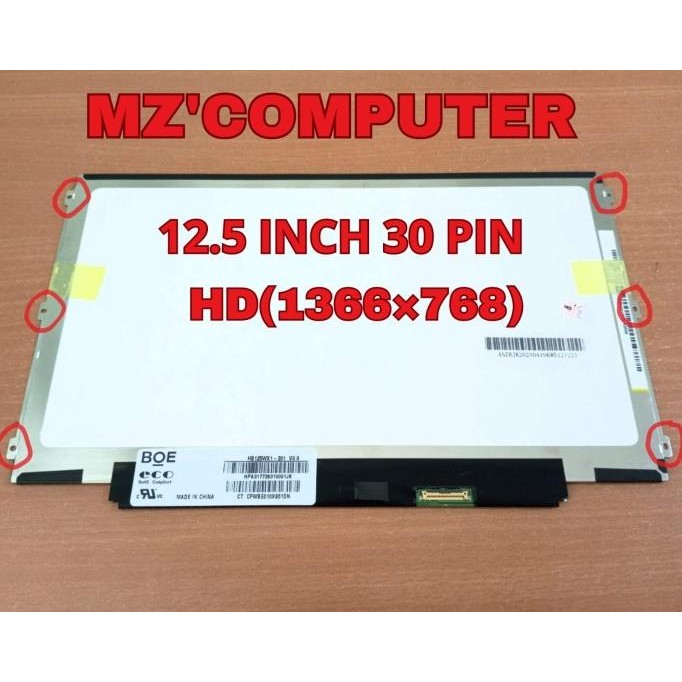 Layar Lcd Led Laptop Dell Latitude E7240 E7250 New Stok