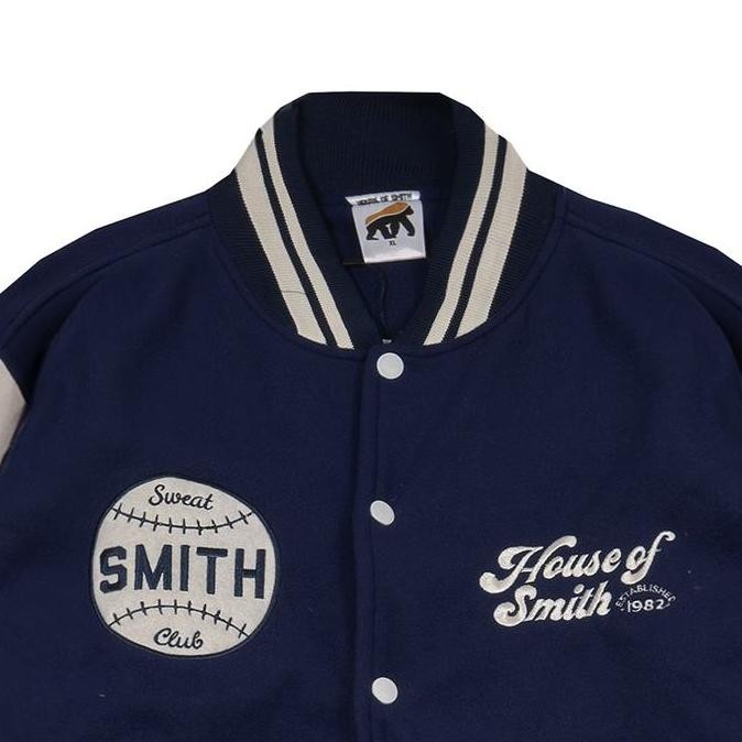 House Of Smith Varbleu #2 - Jaket Varsity Pria