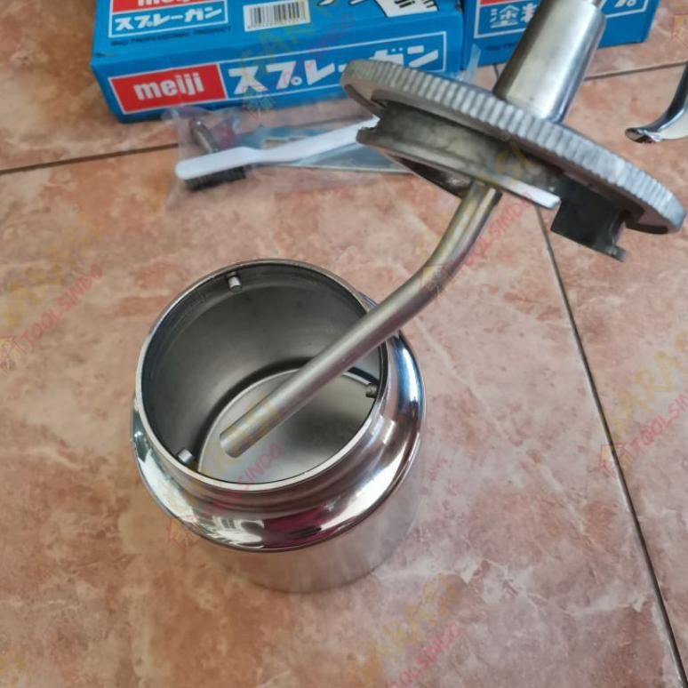 spray gun MEIJI F75 Tabung Bawah spraygun meiji f 75 s tabung bawah spet alat cat semprot kompresor