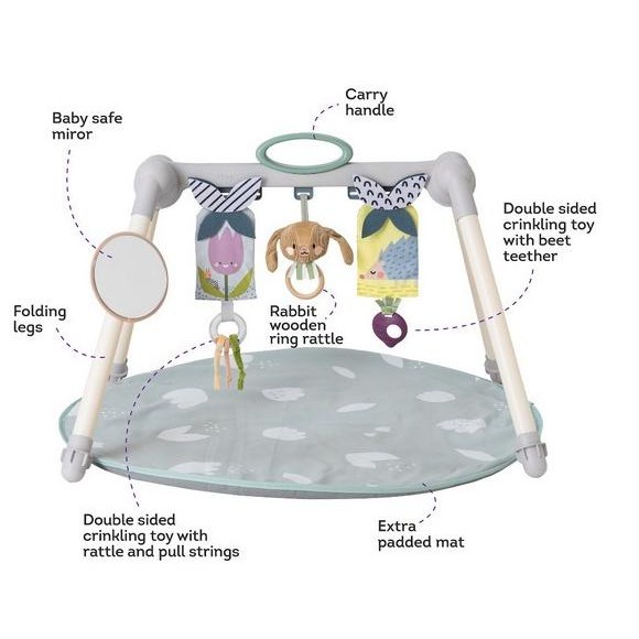 Taf Toys Urban Garden Foldable Gym - Playgym Bayi Playmat Anak