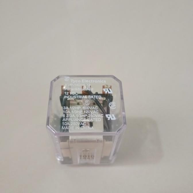 Tyco Elctronics Kup-14D15-12 Relay 3 Pdt Potter & Brumfield 12Vdc New Stok