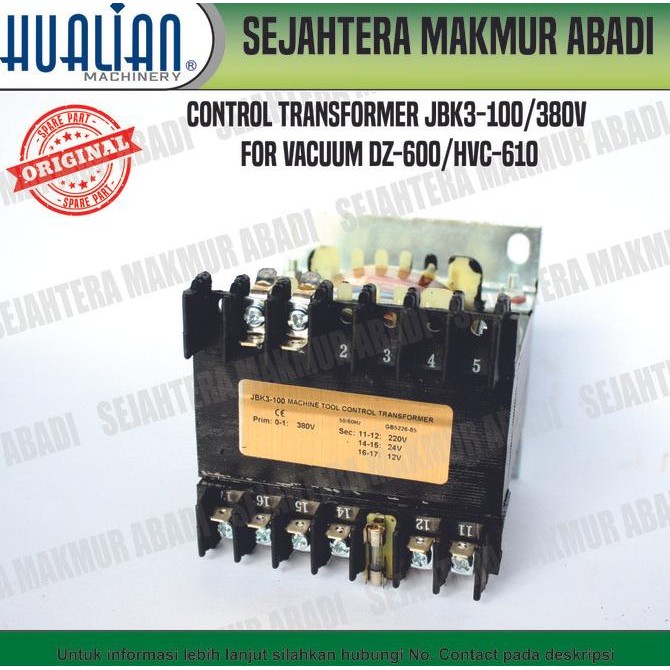 Trafo / Transformer Control JBK3 - 100 / 380V DZ - 600 / HVC - 610 /2A