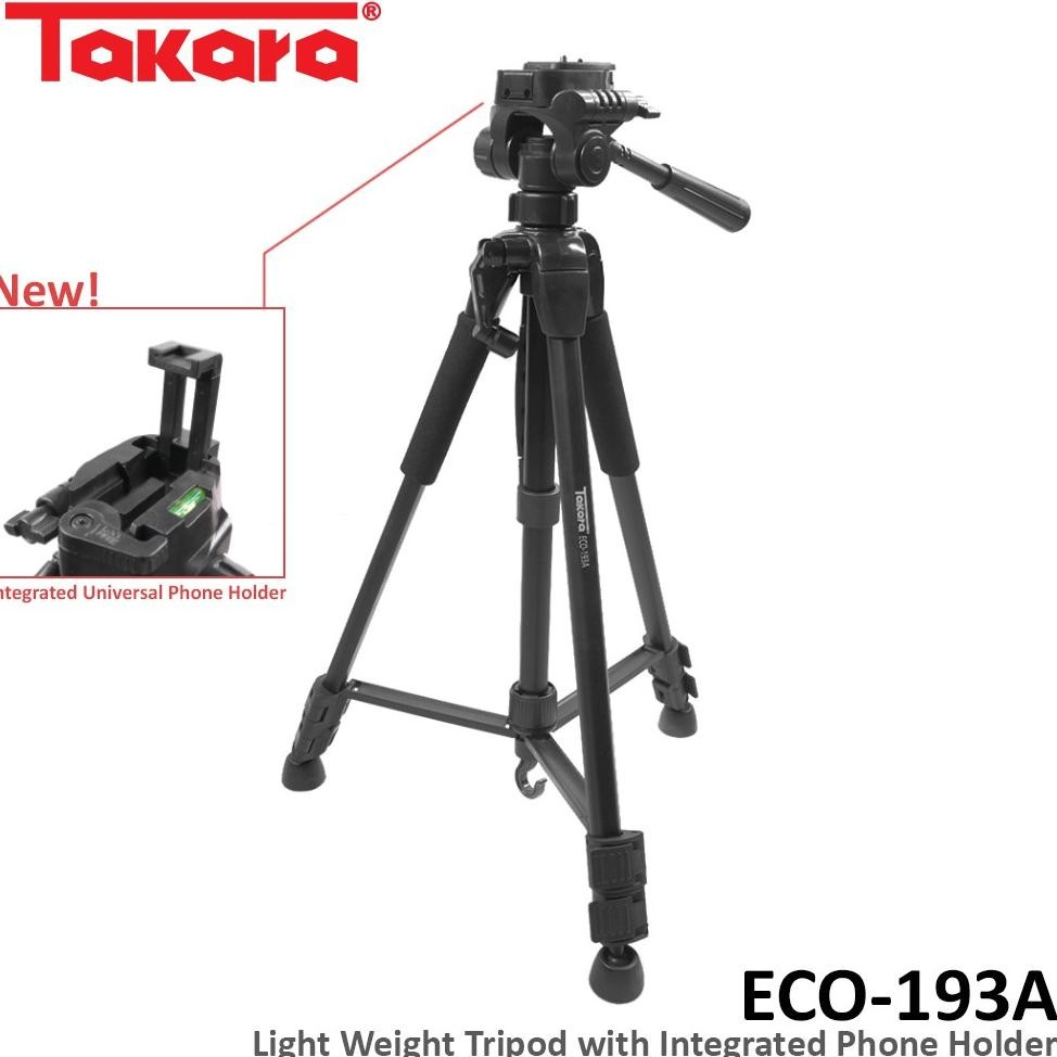 Takara ECO-193A Lightweight Travel Tripod Free Bag for DSLR Mirrorless ECO 193A