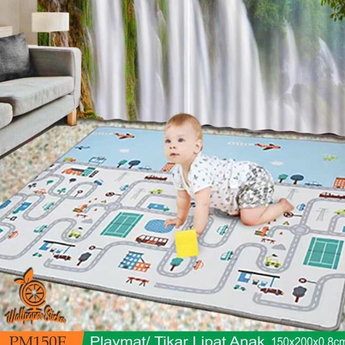 Playmat Matras Lipat Premium Playmate Tebal 0.5cm Double Pad 2 Karpet