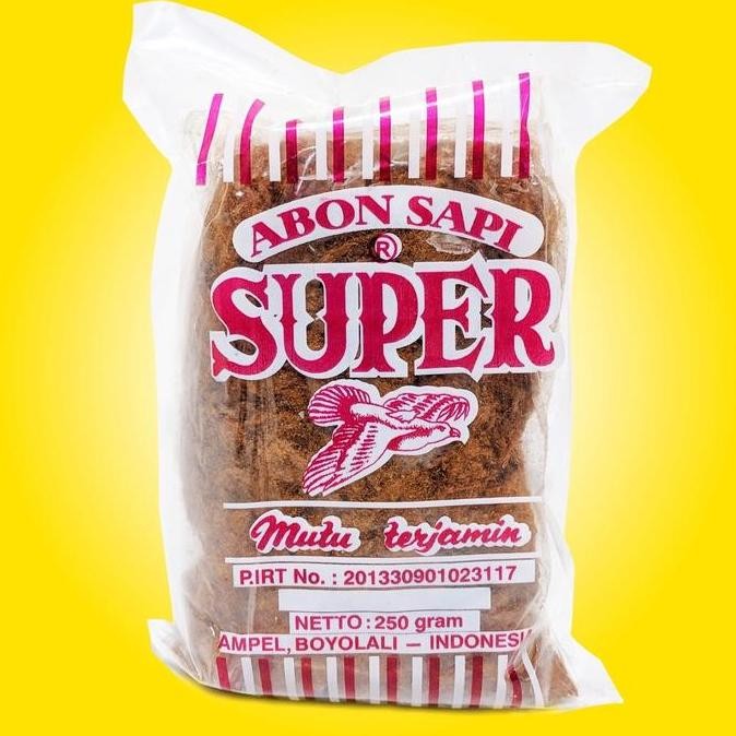 

Abon Sapi Super Pedas Cap Burung Khas Boyolali WAR