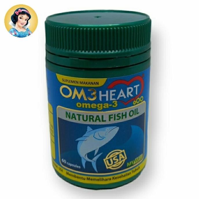

Ome om3 heart omeheart om3heart omega 3 minyak ikan halal isi 60