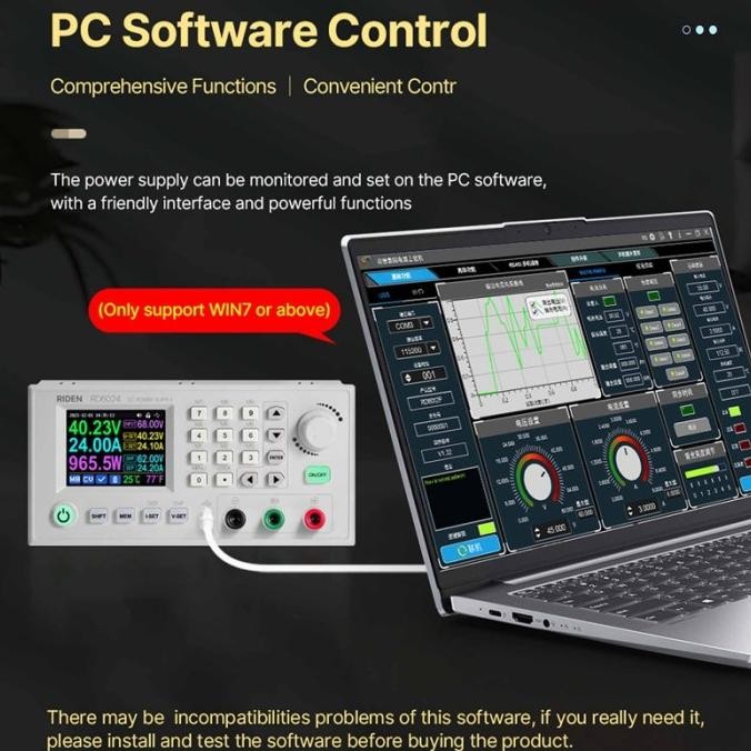 Spesial Module Power Supply Adjustable Dc 24A 60V - Riden Rd6024