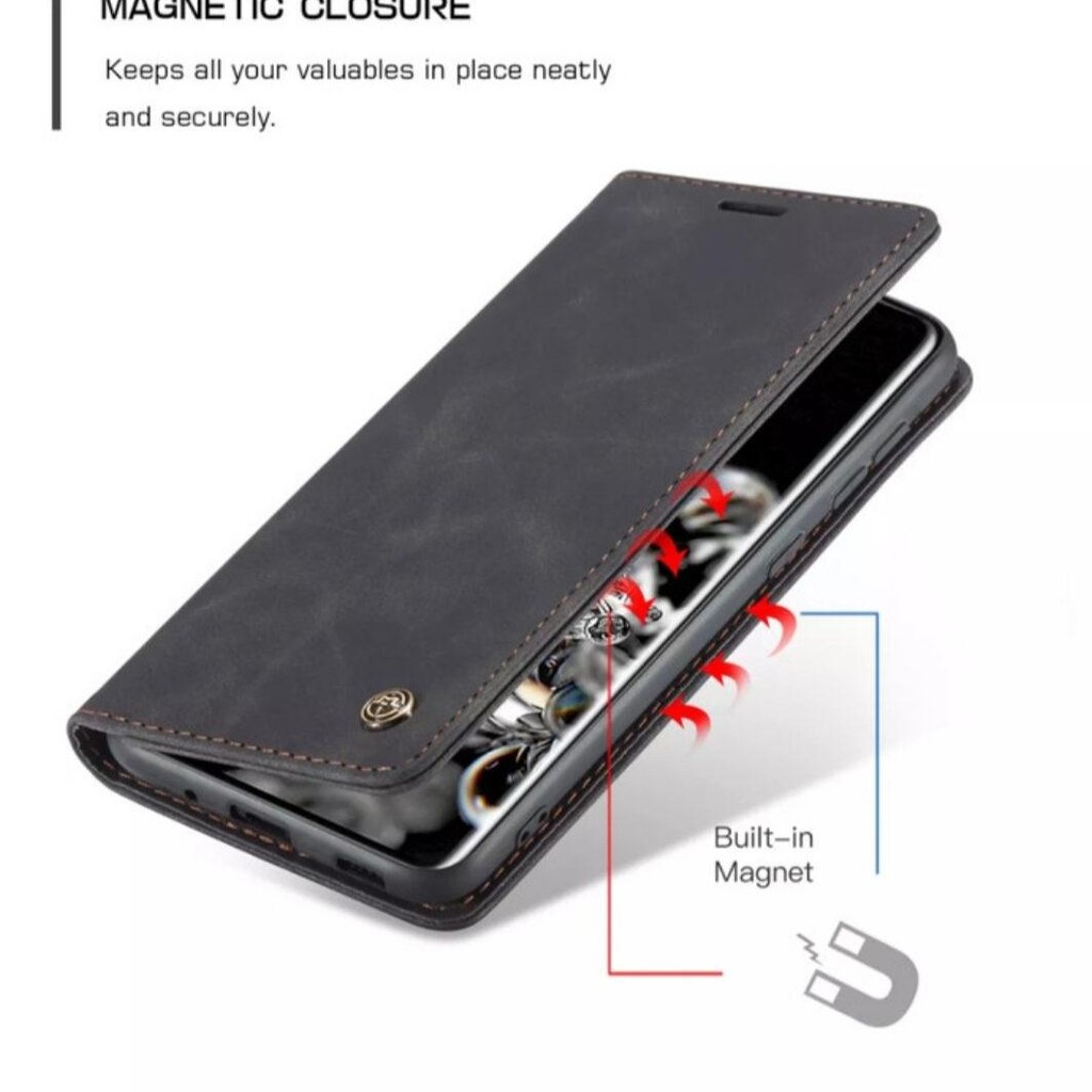 Case Samsung A52 / A52s Flipcase Dompet Kulit Leather Premium Cover Casing